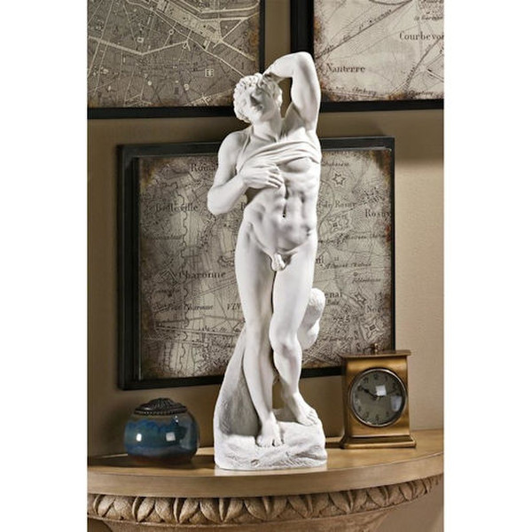 Dying Slave by Michelangelo Male Nude Statue Pope Julius Reproductions